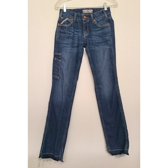 Ariat Rebar Mid Rise Straight 25 R Inseam 31" Work Flex Carpenter Riveter Jeans - Picture 9 of 9